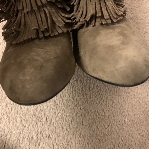 Banana Republic suede fringe booties. - Picture 6 of 8